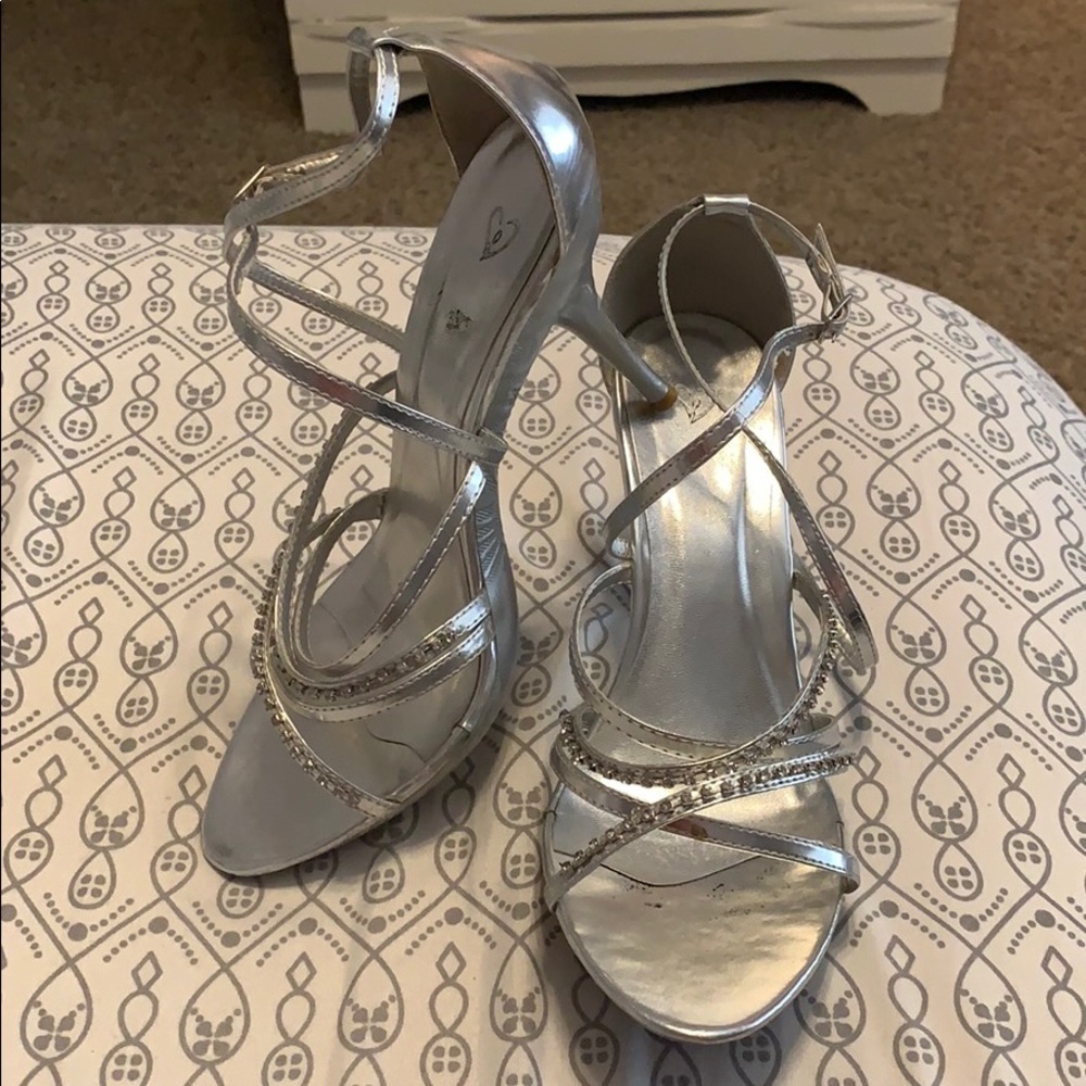 Silver heels